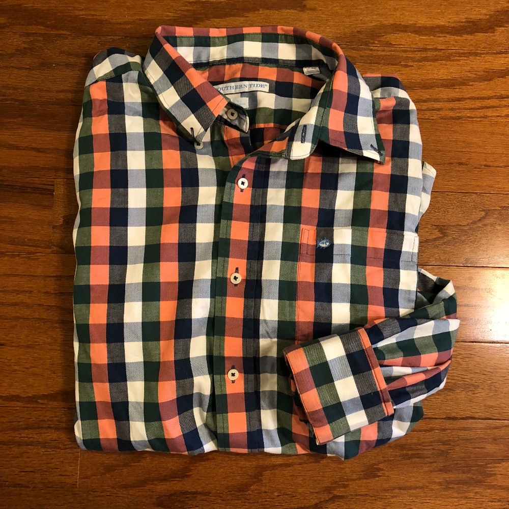 Southern Tide Classic Fit Gingham Button Down